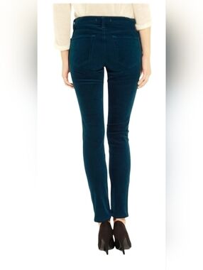 J Brand skinny Velvet Leggings Jeans Pants in Riviera Blue Y2K Size 28